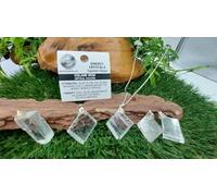 Karavionu Beautiful 92.5 Sterling Silver Natural Optical Calcite Iceland Crystal Rough Statement Necklace-Trendy Party Jewelry