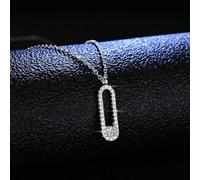 Karavionu Fine Ideal Cut 1 Carat Moissanite Lab Grown Diamond 925 Sterling Silver Solitaire Pendant Necklace Jewelry Destiny Jewellery