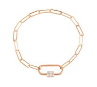 Karavionu Gemnel Korean Style 18k Gold Vermeil Chunky Hoop Toggle Link Bracelet