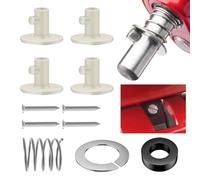 Karbay Quick Install Spring and Washer & Tilt Head Mixers Attachments & Stand Mixer Attachment Holders Kit for KitchenAid Mixers, Rubber Plug Solves Bouncing Problem