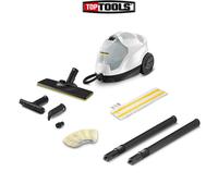 Kärcher Steam Cleaner SC 4 EasyFix, steam Pressure: 3.5 bar, Heating time: 4 min, Power: 2000 W, Surface: 100 m², 2-Tank System: 0.5 l+0.8 l, with Floor Cleaning Set EasyFix, nozzles and covers