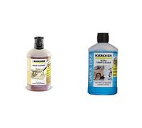 Karcher 1L Wood Cleaner 3-in-1 Plug and Clean Pressure Washer Detergent + 1 L Ultra Foam Cleaner, Pressure Washer Detergent