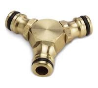 Karcher Brass 3 Way Garden Hose Coupling Connector