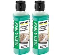 KARCHER Genuine Patio + Deck Pressure Washer Cleaner Detergent Fluid - Mixes up to 5L (Pack of 2)
