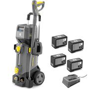 Karcher HD 4/11 C BP Professional 36v Cordless Pressure Washer 150 Bar 4 x 7.5ah Li-ion Battery Charger