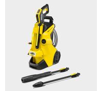 Kärcher K 4 Power Control Flex Pressure Washer, Pressure: max. 130 bar, Flow Rate: 420 l/h, Area Coverage: 30 m²/h, Water Filter, Weight: 11.5 kg, High-Pressure Flex Hose, Dirt Blaster, Spray Lance