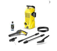 Kärcher high-pressure washer K 2 Home, pressure: max. 110 bar, flow rate: 360 l/h, area: 20 m²/h, weight: 4.2 kg, high-pressure gun, high-pressure hose, dirt blaster, Home Kit