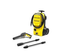 Kärcher K 4 Classic Pressure Washer, Pressure: max. 130 bar, Flow Rate: 420 l/h, Area Coverage: 30 m²/h, Water Filter, Weight: 4.6 kg, high-Pressure Hose and Gun, Dirt Blaster, Spray Lance