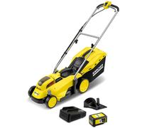 Karcher LMO 1833 18v Cordless Rotary Lawnmower 330mm 1 x 5ah Li-ion Battery Charger