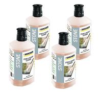 Karcher Stone Facade Cleaner 3in1 Pressure Washer Detergent Bottle K2 K4 K5 K7 1 Litre x 4