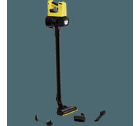 Kärcher VC 4 Cordless MyHome Vacuum Cleaner, 2 Suction Levels, Running Time: Upto 30 min., Weight: 2.3 kg, Incl. 21.6v Battery, Charger, Wall Bracket,Floor and Crevice Nozzle, 2-in-1 Dusting Brush