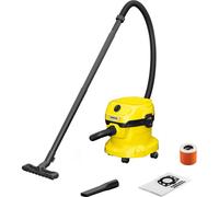 Karcher WD 2 Plus Wet and Dry Cleaner - Yellow