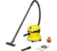 Karcher WD 2 Plus Wet & Dry Cleaner - Yellow