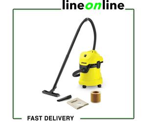 Karcher WD 3 Wet and Dry Vacuum Cleaner-1000 W