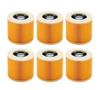 Karcher wd2 filter|karcher wd3|filter|wd2|Replacement 6Pcs WD2 WD3 WD3P A2004 MV2 MV3 Cartridge Filters Wet & Dry Hoover Vacuum Cleaner 64145520