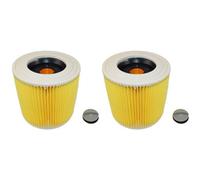 Karcher Wet & Dry Corrugated Vacuum Cleaner Filter (Pack Of 2) - Compatible Replacement By Ufixt