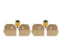 Karcher Wet & Dry Vacuum Cleaner Dust Bags X 20 And 2 Filters Set By Ufixt
