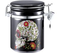 KARCOOL Jar 500ml (Black Skull-500ml-1pack), largejar9498
