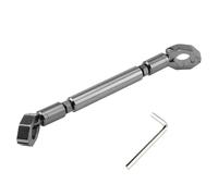 KARDAS Motorcycle Balance Bar Steering Wheel Strength Lever For SUPER CUB CT125 CC110 Cross Cub 110 Motorcycle Handlebar Accessory Mounts Mobile Phone Holder Support Rod(Titanium)