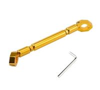 KARDAS Motorcycle Balance Bar Steering Wheel Strength Lever For SUPER CUB CT125 CC110 Cross Cub 110 Motorcycle Handlebar Accessory Mounts Mobile Phone Holder Support Rod(Gold)