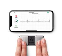 KardiaMobile 1-Lead Personal EKG Monitor - Record EKGs at Home Compact, Black