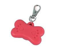 Kardrianio 2pcs Dog Collar Light,Bone Shape Colorful Clip-On Pet Lights for Collars,Cat Dog Collar Lights Led for the Dark,Waterproof Safety Puppy Light for Night Walking with 3 Flashing Modes (red)