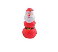 Kardrianio 2pcs Xmas Squeaky Dog Toys,Santa,elk,tree shape Interactive Dog Toys for Boredom/Stressed,Puppy Toys with Squeaker Rubber-coated,Durable Chew Dog Toy Set for Small to Large Dogs (santa)