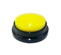 Kardrianio Dog Buttons for Communication,Dog Talking Button Set, 30s Recordable Voice Pet Buzzer Training Buttons, Speaking Button for Dogs (yellow)
