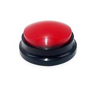 Kardrianio Dog Buttons for Communication,Dog Talking Button Set, 30s Recordable Voice Pet Buzzer Training Buttons, Speaking Button for Dogs (red)