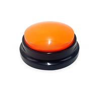 Kardrianio Dog Buttons for Communication,Dog Talking Button Set, 30s Recordable Voice Pet Buzzer Training Buttons, Speaking Button for Dogs (orange)