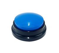 Kardrianio Dog Buttons for Communication,Dog Talking Button Set, 30s Recordable Voice Pet Buzzer Training Buttons, Speaking Button for Dogs (blue)