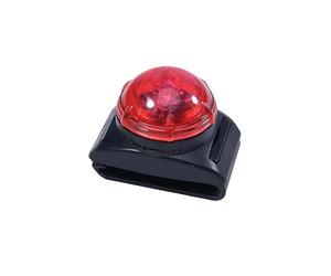 Kardrianio Dog Collar Light, Water Drop Colorful Clip-On Pet Lights for Collars, Cat Dog Collar Lights Led for the Dark, Waterproof Safety Puppy Light for Night Walking (red)