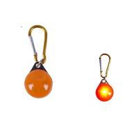 Kardrianio Dog Collar Lights for Night Walking,Pet Luminous Pendant, LED Waterproof Pet Light, Night Light, Anti-lost Flashing 3 Light Modes for Dog Night Walking & Camping (orange)