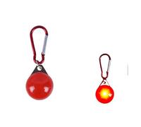 Kardrianio Dog Collar Lights for Night Walking,Pet Luminous Pendant, LED Waterproof Pet Light, Night Light, Anti-lost Flashing 3 Light Modes for Dog Night Walking & Camping (red)