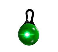 Kardrianio Dog Collar Lights for Night Walking,Pet Luminous Pendant, LED Waterproof Pet Light, Night Light, Anti-lost Flashing 3 Light Modes for Dog Night Walking & Camping (green)