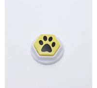 Kardrianio Dog Communication Buttons - Loud Dog Talking Button, ABS Plastic dog training buttons Set, 30s Recordable Talking Buttons for dogs to communicate (yellow)