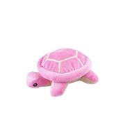 Kardrianio New 2pcs Turtle-Shaped Dog Talking Plush Toy, Multi-Colored, Self-Entertaining Plush Toy, Pet Chewing and Talking Toy (pink)