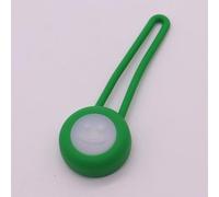 Kardrianio Round Dog Collar Light,Colorful Clip-On Pet Lights for Collars, Cat Dog Collar Lights Led for the Dark, Waterproof Safety Puppy Light for Night Walking 3 Flashing Modes (green)