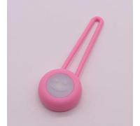 Kardrianio Round Dog Collar Light,Colorful Clip-On Pet Lights for Collars, Cat Dog Collar Lights Led for the Dark, Waterproof Safety Puppy Light for Night Walking 3 Flashing Modes (pink)