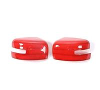 KARDZ 2Pcs ABS Car Wing Mirror Cover Caps for Jeep Renegade 2015+, Door Mirror Cover Caps Replacement Protect Trim Rearview Mirror,normal-D-red