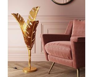 KARE Akile floor lamp in leaf design Height 123 cm