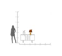 KARE Animal Hedgehog Family table lamp, gold/brown, E27