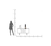 KARE Animal Meerkat table lamp, black, 50 cm, E14