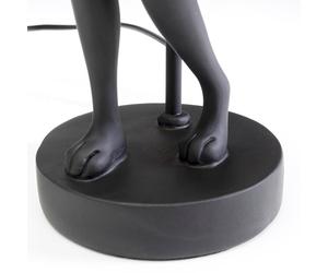 KARE Animal Rabbit table lamp, textile, black, 50 cm, E14