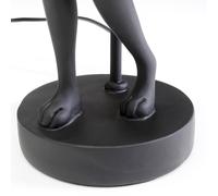 KARE Animal Rabbit table lamp, textile, black, height 50 cm
