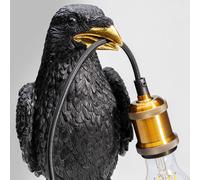 KARE Animal Sitting Crow table lamp in black