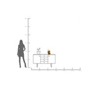 KARE Animal Sloth table lamp, gold-coloured, 30 cm high, E14