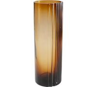 Kare Daphne Design Vase, Brown, Height 36 cm, Flower Vase, Decorative Vase, Home Accessory, Waterproof, Patterned, Glass, Living Room