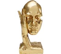 Kare Deco Objects, Artificial Stone, Gold, 29,5x13,5x13,5