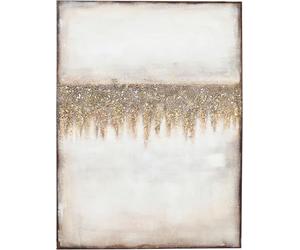 Kare Design Acrylic Painting Abstract Fields, Multicoloured, Canvas Wall Art, Acrylic Paint, Handpainted Details, Room Decor, Home Decor for Living Room, Hallway, Bedroom, 120x90 cm